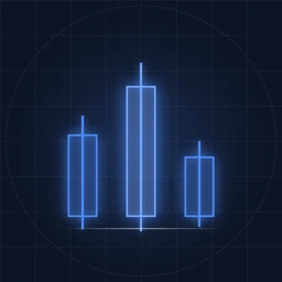 The Signal Hub candlestick logo